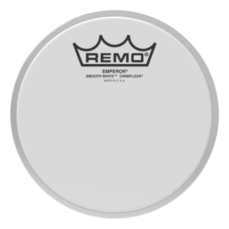 Remo Remo - BE-0208-MP- - Batter, Crimplock, Emperor, Smooth White, 8" Diameter