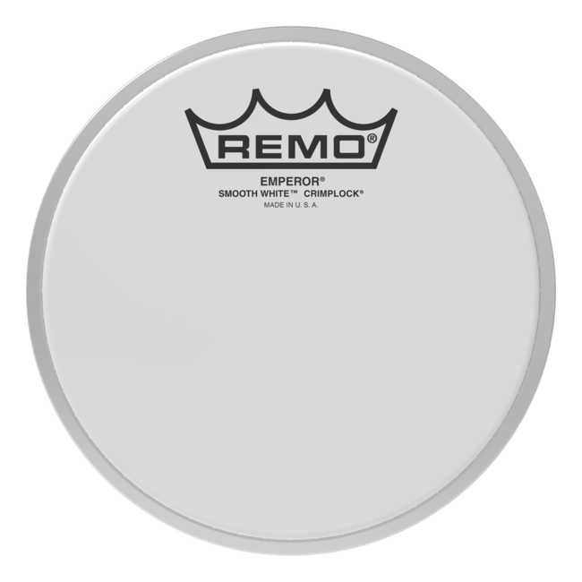 Remo - BE-0208-MP- - Batter, Crimplock, Emperor, Smooth White, 8" Diameter