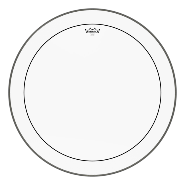 Remo - PS-1330-00- - **Special Order**, Bass Drum, Pinstripe, Clear, 30" Diameter