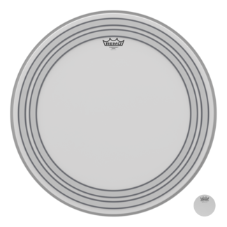 Remo Remo - PW-1124-00- - Bass Drum, Powersonic, Coated, 24" Diameter