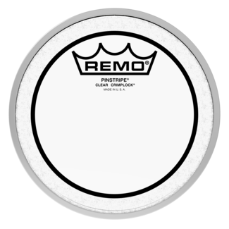 Remo Remo - PS-0308-MP- - Batter, Crimplock, Pinstripe, Clear, 8" Diameter