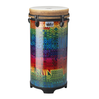 Remo Remo - TU-1114-16- - Tubano, Drumkey Tuned, 14" Diameter, 26" Height, Fabric Island