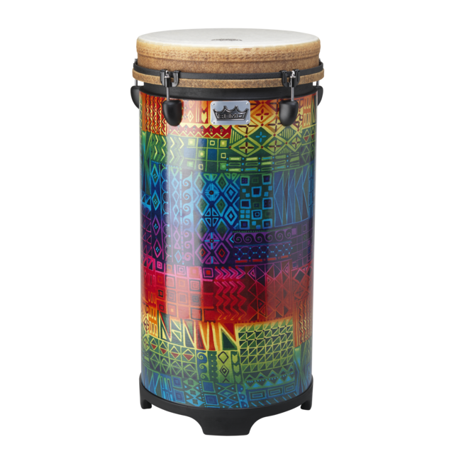 Remo - TU-1114-16- - Tubano, Drumkey Tuned, 14" Diameter, 26" Height, Fabric Island