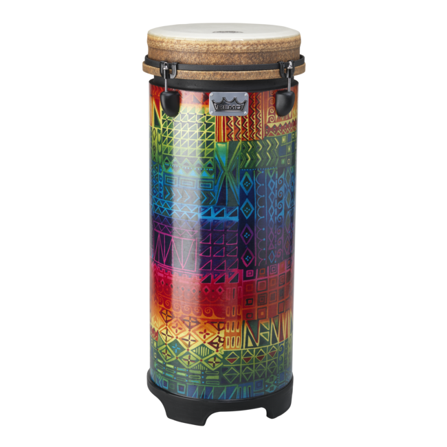 Remo - TU-1112-16- - Tubano, Drumkey Tuned, 12" Diameter, 26" Height, Fabric Island