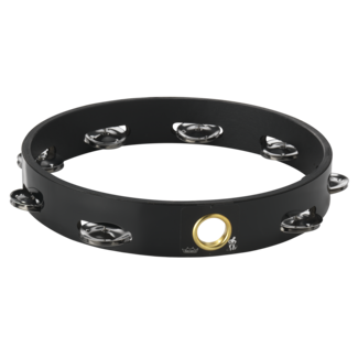 Remo Remo - TA-6110-52- - **Remo Asia**, Tambourine, Headless, 10" Diameter, 8 Pairs Jingles X 1 Row, Red