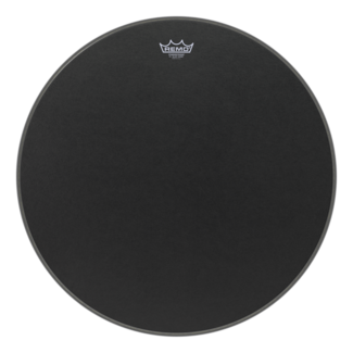 Remo Remo - P3-1824-ES- - Bass Drum, Powerstroke 3, Ambassador, Black Suede, 24" Diameter