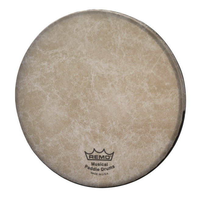 Remo - PD-0112-HD-SD099 - Accessories, Paddle Drum, Head, Skyndeep Fiberskyn, 12" Diameter, With Sound Control Dot, Ring