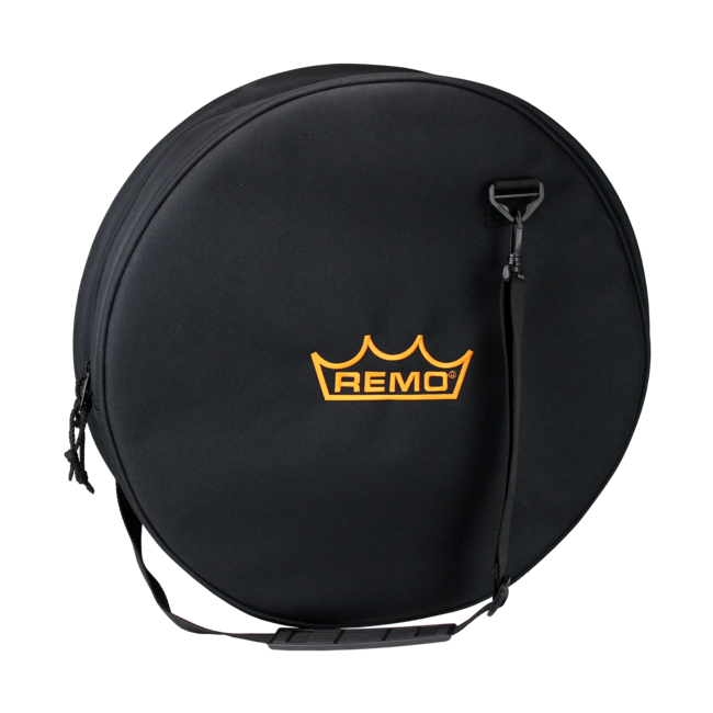 Remo - HD-0022-BG- - Bag, Hand Drum, 23.5" X 4.5", Padded With Handle, Shoulder Strap, Zipper Pocket, Black
