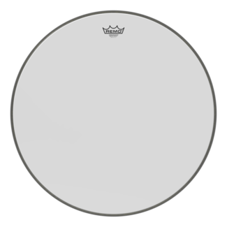 Remo Remo - BR-1224-MP- - Bass Drum, Ambassador, Smooth White, 24" Diameter, Mp