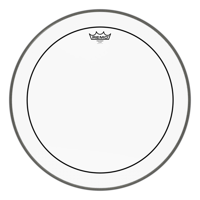 Remo - PS-1322-00- - Bass Drum, Pinstripe, Clear, 22" Diameter