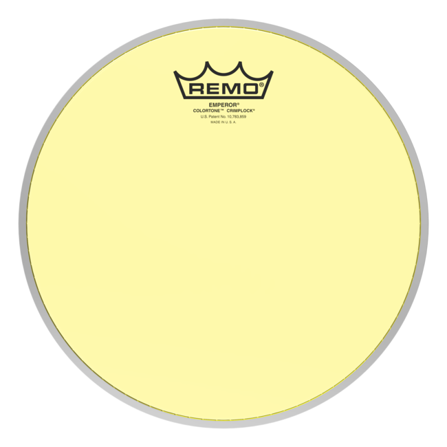Remo - BE-0312-CT-BUMP - Batter, Emperor, Colortone, Crimplock, 12" Diameter, Blue