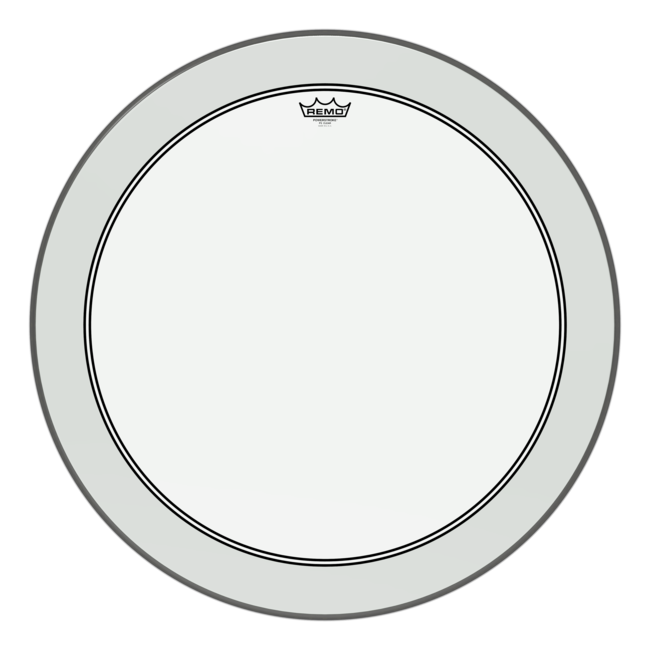 Remo - P3-1330-C2- - **Special Order**, Bass Drum, Powerstroke 3, Clear, 30" Diameter, 2-1/2" Impact Patch