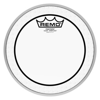 Remo Remo - PS-0410-MP- - Batter, Crimplock, Pinstripe, Ebony, 10" Diameter