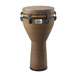 Remo Remo - DJ-0012-PM- - Djembe, Mondo, Key-Tuned, 12" X 24", Skyndeep Fiberskyn, Contour Tuning Brackets, Kintekloth Finish