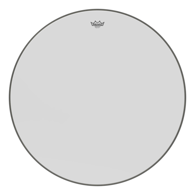 Remo - BR-1234-00- - **Special Order**, Bass Drum, Ambassador, Smooth White, 34" Diameter