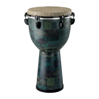 Remo Remo - DJ-6112-51- - Djembe, Designer Series, Apex, 12" X 22", Key-Tuned, Skyndeep Fiberskyn, Beige Drumhead, Mystic Red