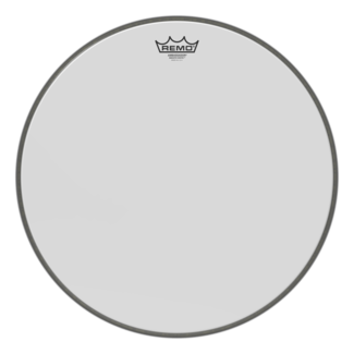 Remo Remo - BR-1218-CH- - Bass Drum, Ambassador, Smooth White, 18" Diameter, Center Hole