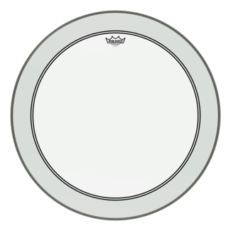 Remo Remo - P3-1326-00- - Bass Drum, Powerstroke 3, Clear, 26" Diameter, No Stripe