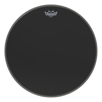 Remo Remo - ES-1020-00- - Bass Drum, Ambassador, Ebony, 20" Diameter