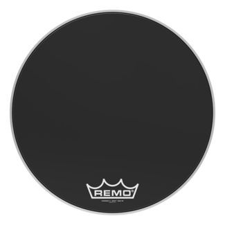 Remo Remo - PM-2424-MP- - Bass Drum, Powermax 2, Ebony, 24" Diameter, Mp