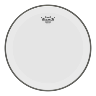 Remo Remo - P3-1218-C2- - Bass Drum, Powerstroke 3, Smooth White, 18" Diameter, 2-1/2" Impact Patch