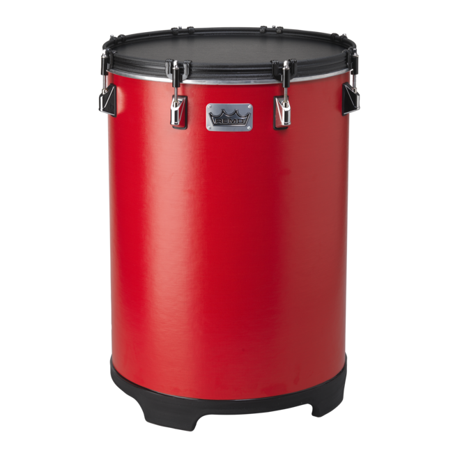 Remo - BH-0016-BE- - Bahia Bass Drum, 16" Diameter, 21" Height, Fabric Black Earth