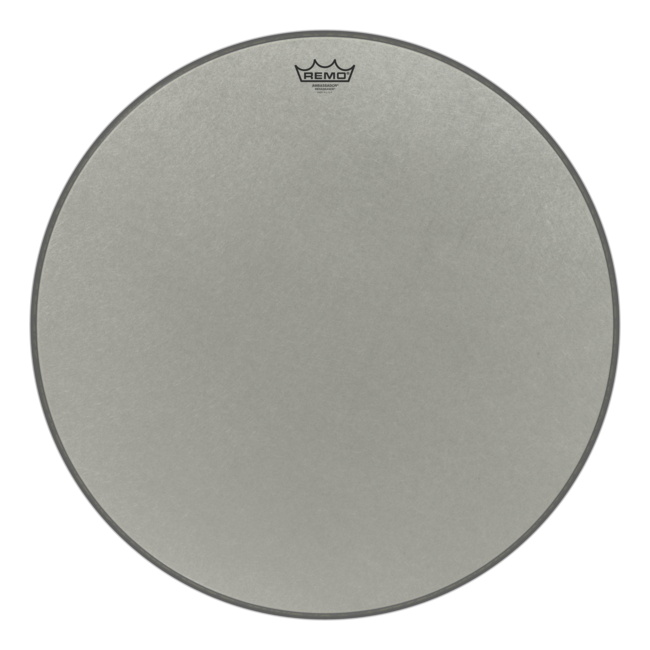 Remo - BR-1216-MP- - Bass Drum, Ambassador, Smooth White, 16" Diameter, Mp