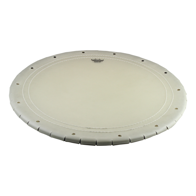 Remo - TK-1713-B3-SN003 - Taiko Drumhead, Okedaiko, Skyndeep Natural Calfskin, 17.5" Od, 13" Crown Dia., Black Edge