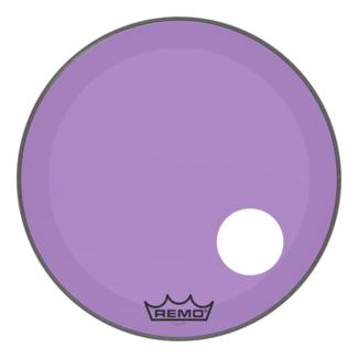Remo Remo - P3-1324-CT-RD - Bass Drum, Powerstroke 3, Colortone, 24" Diameter, Red