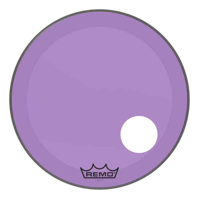 Remo - P3-1324-CT-RD - Bass Drum, Powerstroke 3, Colortone, 24" Diameter, Red