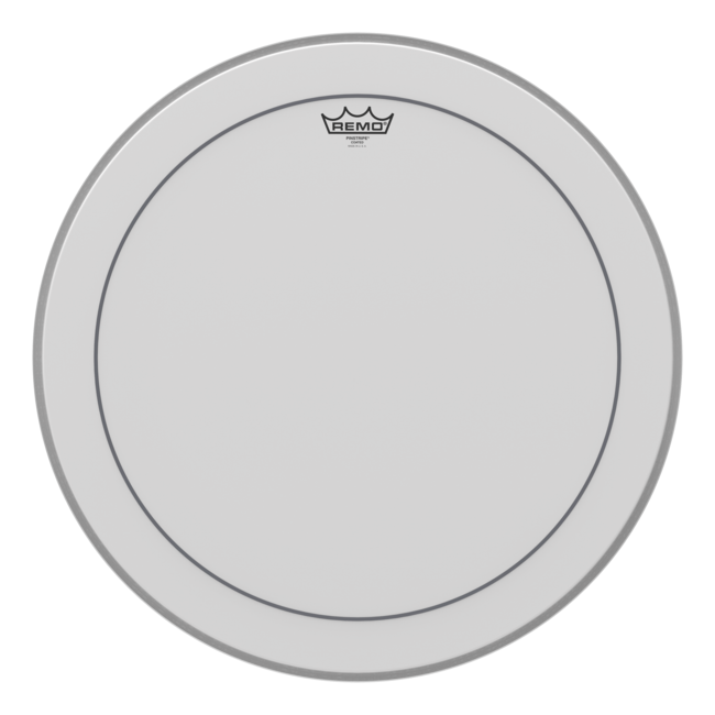 Remo - PS-1124-00- - Bass Drum, Pinstripe, Coated, 24" Diameter