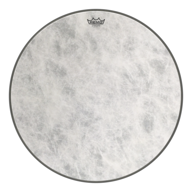 Remo - P3-1518-FD-FLT - Bass Drum, Powerstroke 3, Fiberskyn, Diplomat, Felt Tone, 18" Diameter