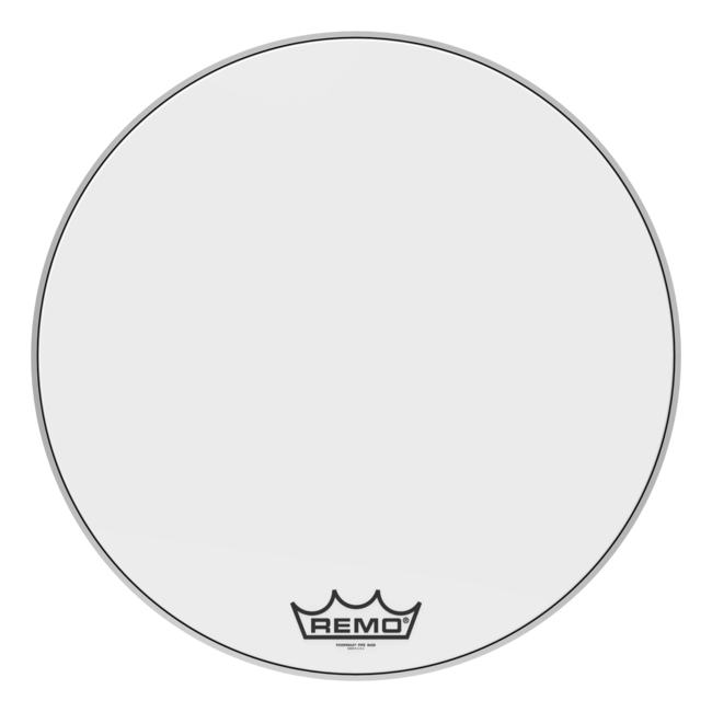 Remo - PM-1030-PP- - Bass Drum, Powermax Pipe, Ultra White, 30" Diameter