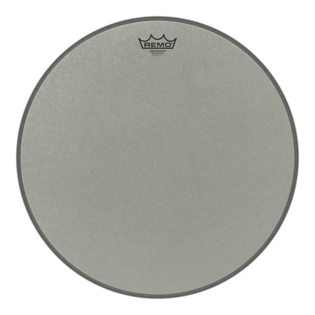 Remo - RA-1020-SS- - Bass Drum, Ambassador, Renaissance, 20" Diameter