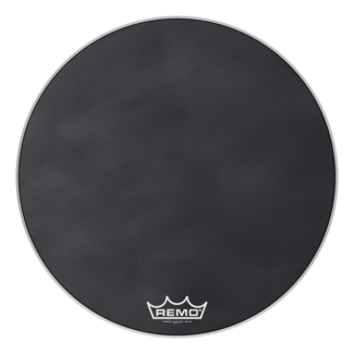Remo Remo - PM-1832-MP- - Bass Drum, Powermax, Black Suede, 32" Diameter, Mp