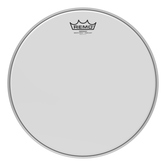 Remo - BE-0206-MP- - Batter, Crimplock, Emperor, Smooth White, 6" Diameter
