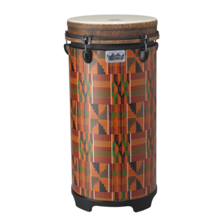 Remo Remo - TU-1112-17- - Tubano, Drumkey Tuned, 12" Diameter, 26" Height, Fabric Rainbow