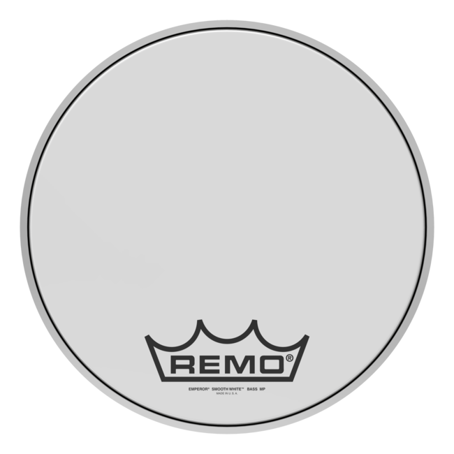 Remo - BB-1216-00- - **Special Order**, Bass Drum, Emperor, Smooth White, 16" Diameter