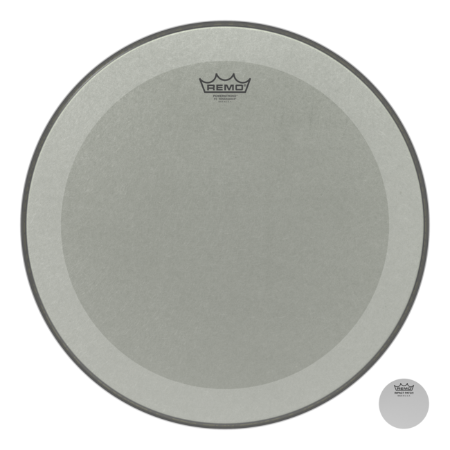 Remo - P3-1024-RA- - Bass Drum, Powerstroke 3, Renaissance, 24" Diameter