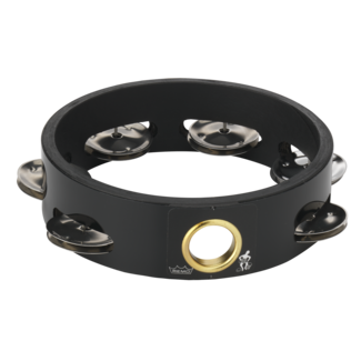 Remo Remo - TA-6106-52- - **Remo Asia**, Tambourine, Headless, 6" Diameter, 6 Pairs Jingles X 1 Row, Red