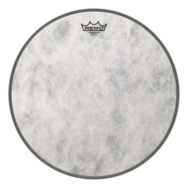 Remo - FA-1518-00- - Bass Drum, Ambassador, Fiberskyn, 18" Diameter