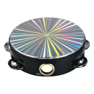 Remo Remo - TA-4108-48- - Tambourine, Radiant, 8" Diameter, 8 Pairs Jingles X 1 Row, Radiant Head