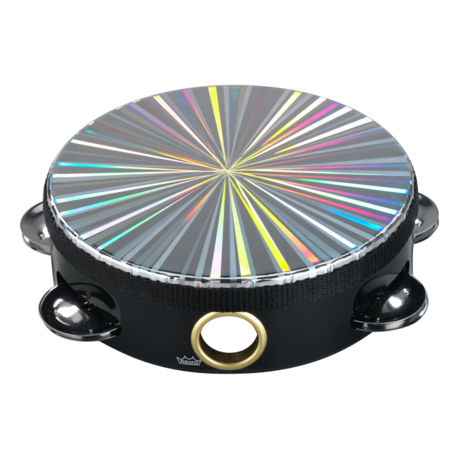 Remo - TA-4108-48- - Tambourine, Radiant, 8" Diameter, 8 Pairs Jingles X 1 Row, Radiant Head