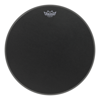 Remo Remo - P3-1820-ES- - Bass Drum, Powerstroke 3, Ambassador, Black Suede, 20" Diameter