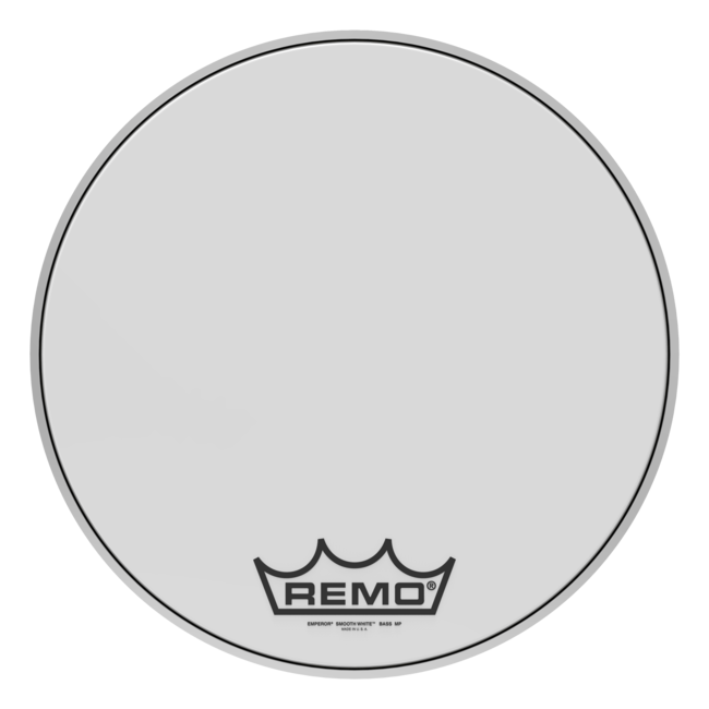 Remo - BB-1220-MP- - **Special Order**, Bass Drum, Emperor, Smooth White, 20" Diameter, Mp