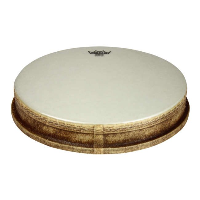 Remo - DA-3387-SD-001 - **Special Order**, Doumbek Drumhead, S Series, Skyndeep, 8.75" Diameter, 3/8" Collar, Thin Hoop, 'Fish Skin' Graphic