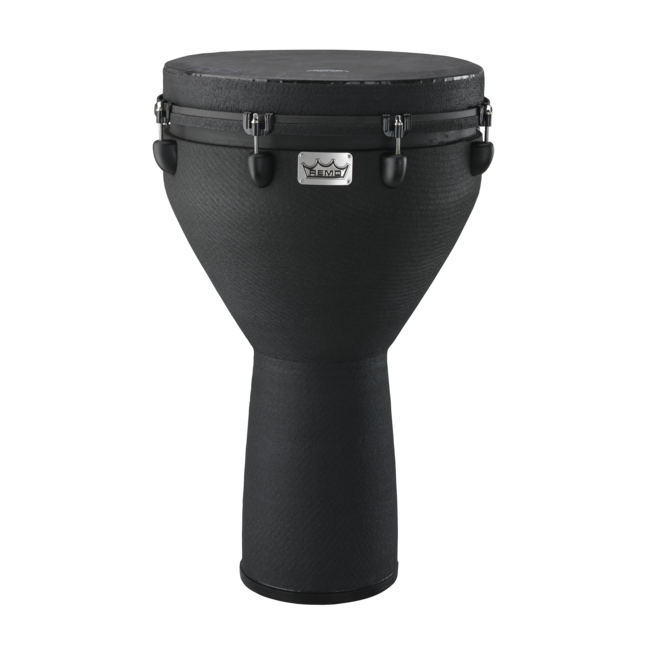 Remo - DJ-0016-05- - Djembe, Mondo, Key-Tuned, 16" X 27", Skyndeep Fiberskyn, Contour Tuning Brackets, Earth Finish
