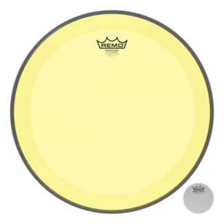 Remo Remo - P3-1318-CT-BU - Bass Drum, Powerstroke 3, Colortone, 18" Diameter, Blue