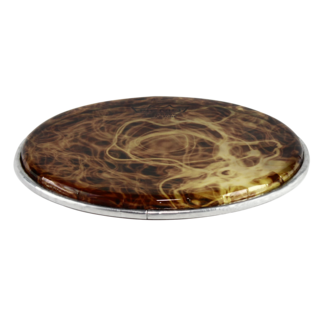 Remo Remo - BD-0010-00-SC018 - **Special Order**, Doumbek Drumhead, R Series, Skyndeep Clear Tone, 10" Diameter, 1/2" Collar, Wide Hoop, 'Turquoise Mist' Graphic