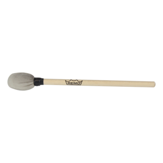 Remo Remo - HK-1214-01- - Mallet, Single, Flat Head, 5/8" X 14", Wood Handle, Soft Foam, Thick Velvet Cover, Gray